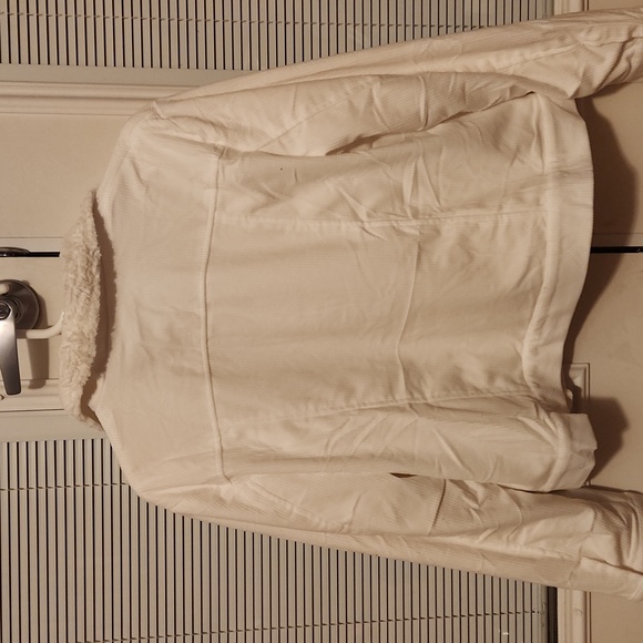 Shewin Womens Casual Sherpa Corduroy Jacket - Picture 5 of 8